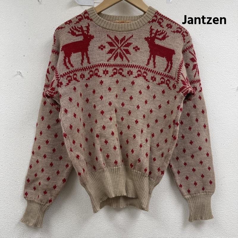 ジャンセン Jantzen ニット、セーター 長袖 40s 50s USA製 ヴィンテージ ノルディック ニット セーター 38 茶 / ブラウン / brown レディース USED 古着 中古 50158804