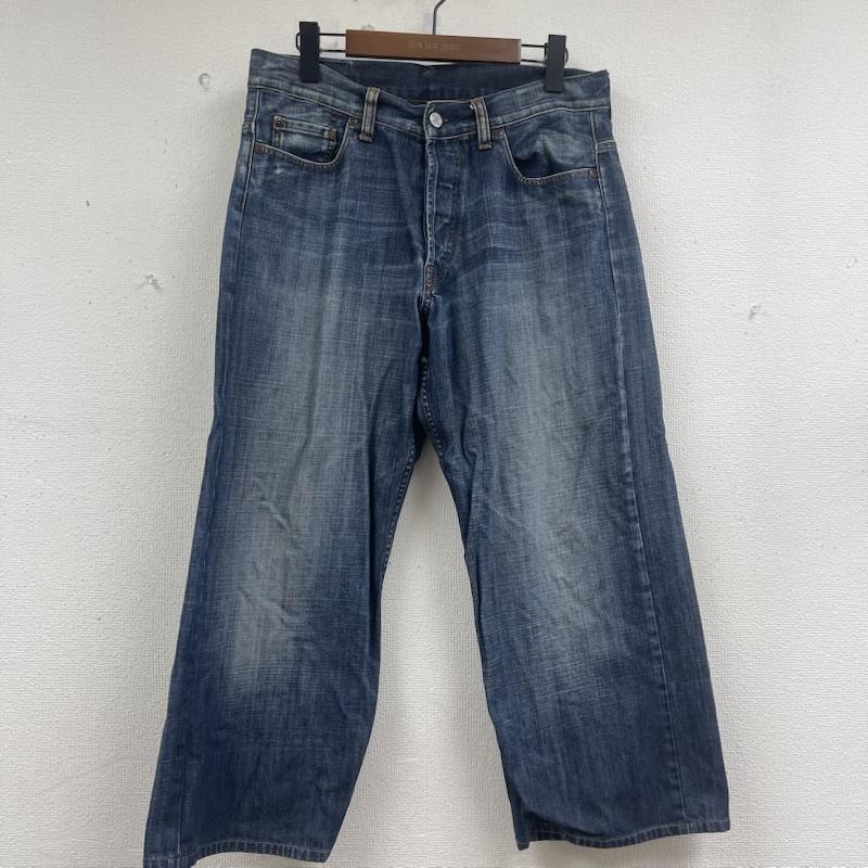 ワイスリー Y-3 パンツ デニム、ジーンズ イタリア製 刺繍 ロゴ パッチ デニム パンツ 32インチ インディゴ / インディゴ / Indigo メンズ USED 古着 中古 50158808