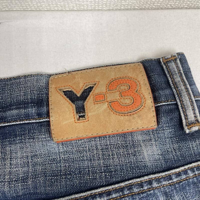 ワイスリー Y-3 パンツ デニム、ジーンズ イタリア製 刺繍 ロゴ パッチ デニム パンツ 32インチ インディゴ / インディゴ / Indigo メンズ USED 古着 中古 50158808
