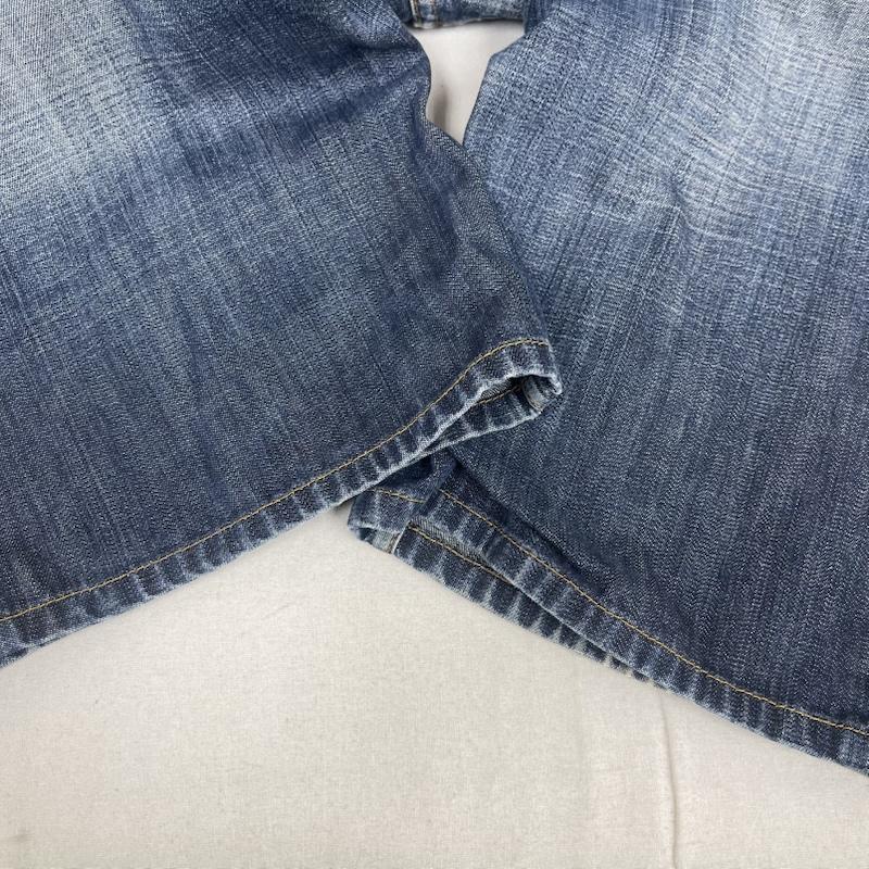 ワイスリー Y-3 パンツ デニム、ジーンズ イタリア製 刺繍 ロゴ パッチ デニム パンツ 32インチ インディゴ / インディゴ / Indigo メンズ USED 古着 中古 50158808