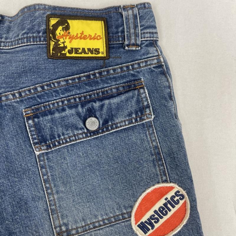 ヒステリック HYSTERIC パンツ ショートパンツ カットオフ サークル ワッペン 刺繍 デニム ハーフ パンツ 2ap-3230 FREE インディゴ / インディゴ / Indigo レディース USED 古着 中古 50158811