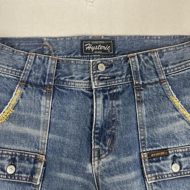 ヒステリック HYSTERIC パンツ ショートパンツ カットオフ サークル ワッペン 刺繍 デニム ハーフ パンツ 2ap-3230 FREE インディゴ / インディゴ / Indigo レディース USED 古着 中古 50158811