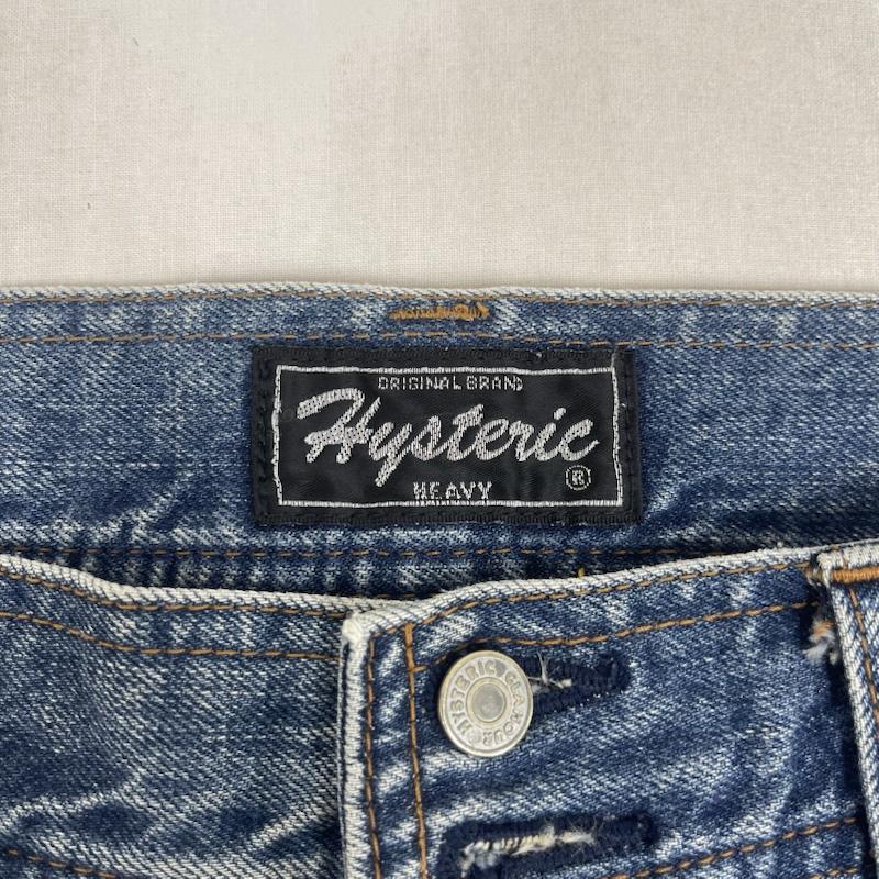 ヒステリック HYSTERIC パンツ ショートパンツ カットオフ サークル ワッペン 刺繍 デニム ハーフ パンツ 2ap-3230 FREE インディゴ / インディゴ / Indigo レディース USED 古着 中古 50158811