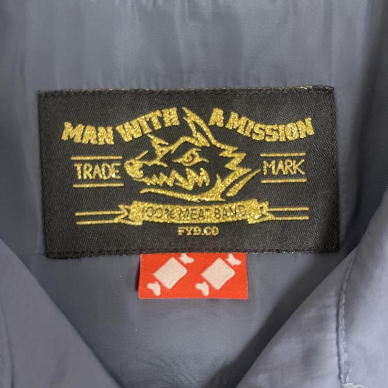 古着 USED ジャケット、上着 ジャンパー、ブルゾン MAN WITH A MISSION 両面 プリント ナイロン ジャケット 青 / ブルー / blue メンズ USED 古着 中古 50158813
