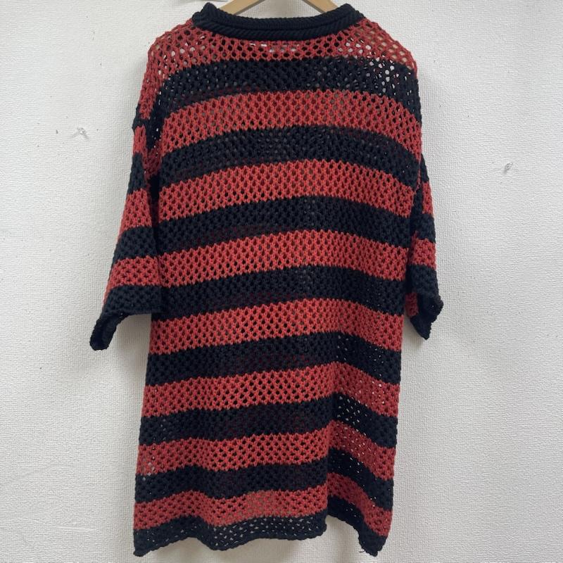 グラム glamb ニット、セーター 半袖 Openwork Border Knit コットン ニット Tシャツ b0222/knt06 M マルチカラー / マルチカラー / multicolor メンズ USED 古着 中古 50158817
