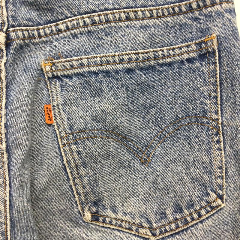 リーバイス Levi s パンツ デニム、ジーンズ Levi s ブーツカット　オレンジタブ　タロンジップ - 無地 インディゴ / インディゴ / Indigo メンズ USED 古着 中古 50158822