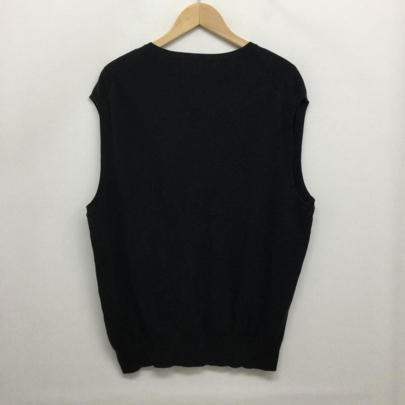 ラルフローレン RALPHLAUREN ベスト ベスト ralph lauren コットン ベスト XL 無地 黒 / ブラック / black メンズ USED 古着 中古 50158825