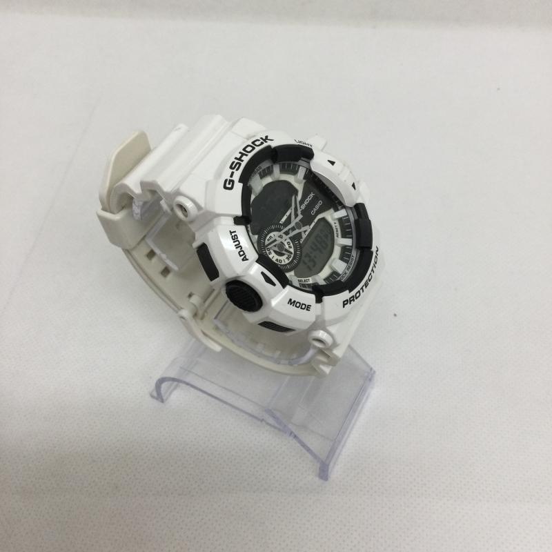 ジーショック G-SHOCK 腕時計 アナログ（クォーツ式） G-SHOCK Gショック ジーショック GA-400 シリーズ カシオ CASIO アナデジ 腕時計 - 白 / ホワイト / white メンズ USED 古着 中古 50158829