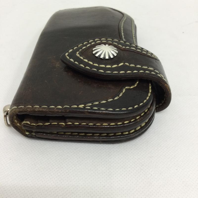 サード SAAD 財布 長財布 SAAD サード コンチョ付き LONG WALLET ロングウォレット 長財布 - 茶 / ブラウン / brown メンズ USED 古着 中古 50158831