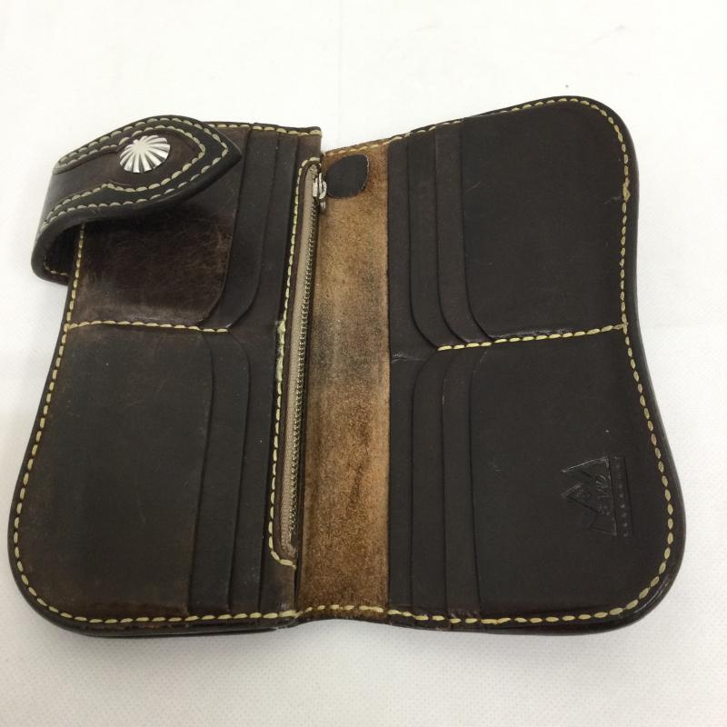 サード SAAD 財布 長財布 SAAD サード コンチョ付き LONG WALLET ロングウォレット 長財布 - 茶 / ブラウン / brown メンズ USED 古着 中古 50158831