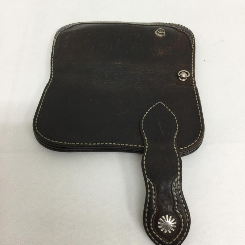 サード SAAD 財布 長財布 SAAD サード コンチョ付き LONG WALLET ロングウォレット 長財布 - 茶 / ブラウン / brown メンズ USED 古着 中古 50158831