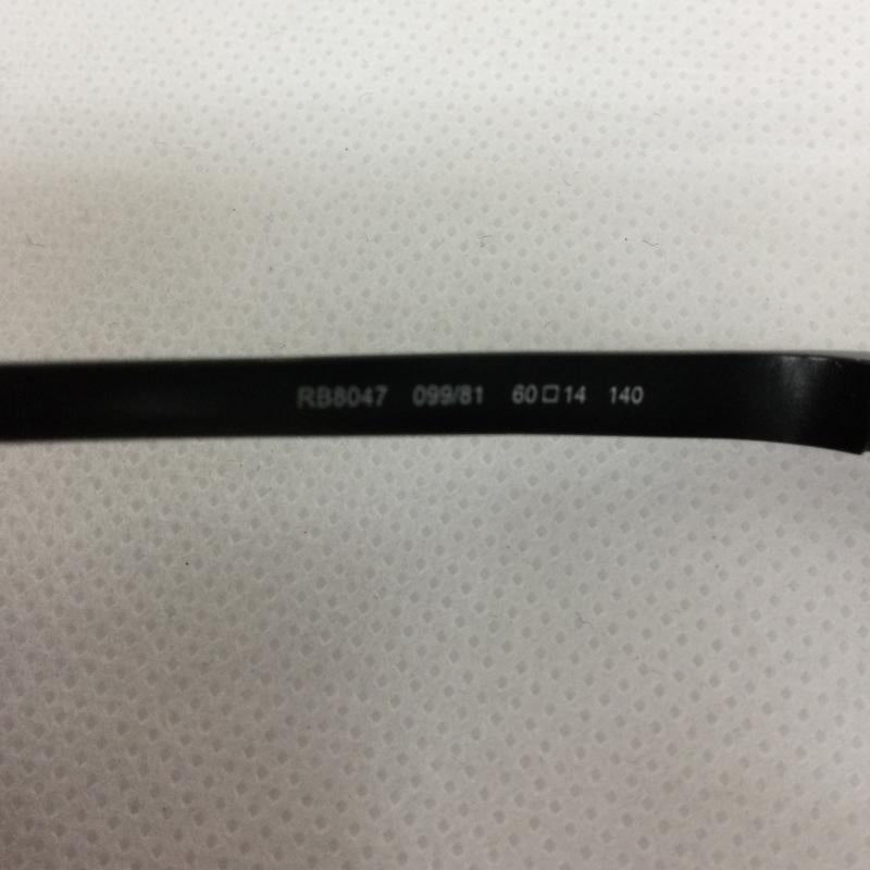 レイバン Ray-Ban めがね・サングラス サングラス レイバン Ray-Ban RB8047 ティアドロップ サングラス メンズ - 黒 / ブラック / black メンズ USED 古着 中古 50158832