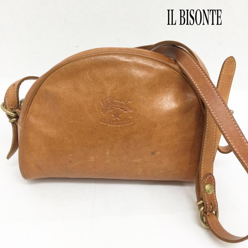 イルビゾンテ IL BISONTE ショルダーバッグ ショルダーバッグ il bisonte ミニショルダー　レザーショルダーバッグ - 茶 / ブラウン / brown レディース USED 古着 中古 50158833