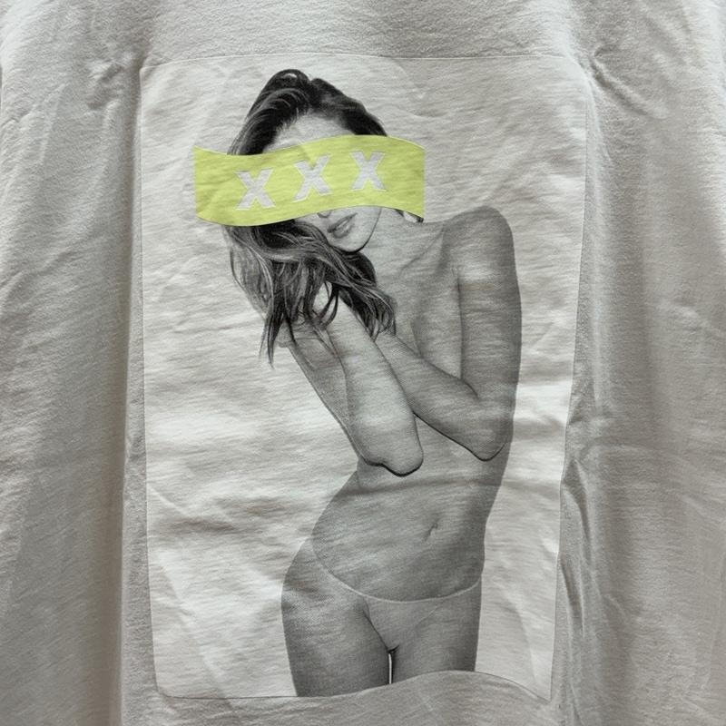 ゴッドセレクショントリプルエックス GOD SELECTION XXX Tシャツ 半袖 9周年記念 ミランダカー フォトプリント クルーネック 半袖 Tシャツ XL 白 / ホワイト / white メンズ USED 古着 中古 50158852