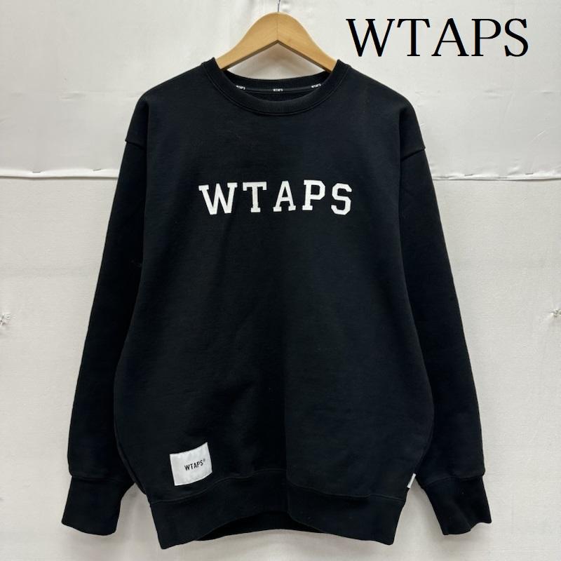 ダブルタップス WTAPS トレーナー 長袖 25SS ACADEMY SWEATER COTTON スウェット 251ATDT CSM03 1 黒 / ブラック / black メンズ USED 古着 中古 50158857
