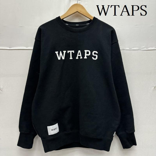 ダブルタップス WTAPS トレーナー 長袖 25SS ACADEMY SWEATER COTTON スウェット 251ATDT CSM03 1 黒 / ブラック / black メンズ USED 古着 中古 50158857