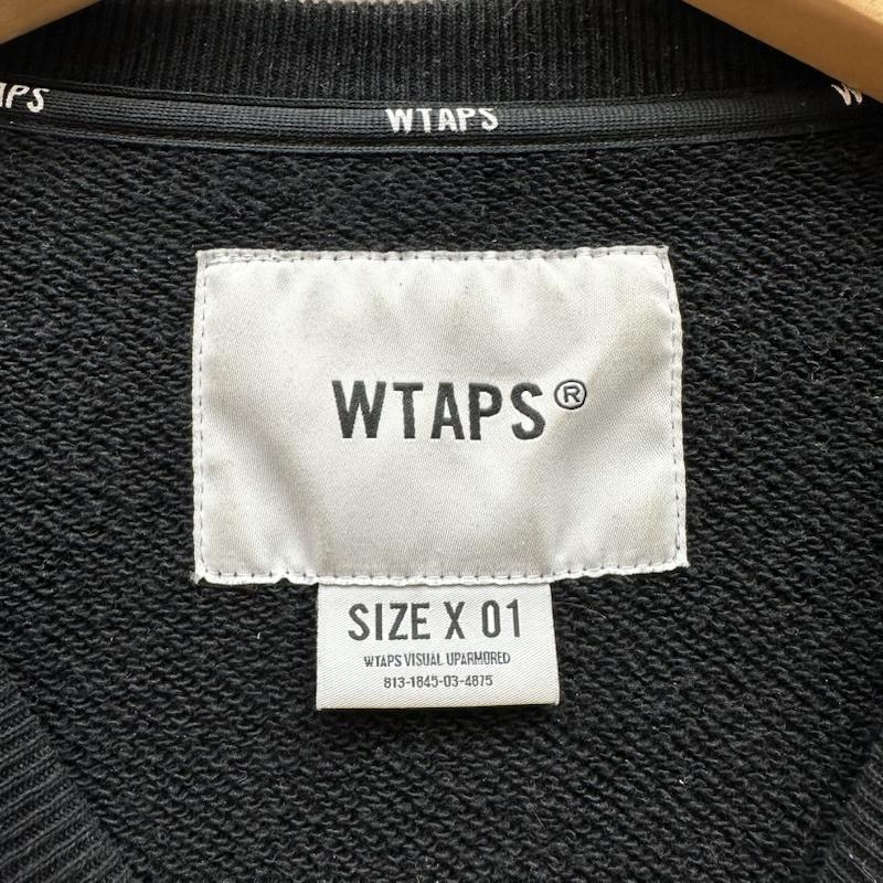 ダブルタップス WTAPS トレーナー 長袖 25SS ACADEMY SWEATER COTTON スウェット 251ATDT CSM03 1 黒 / ブラック / black メンズ USED 古着 中古 50158857