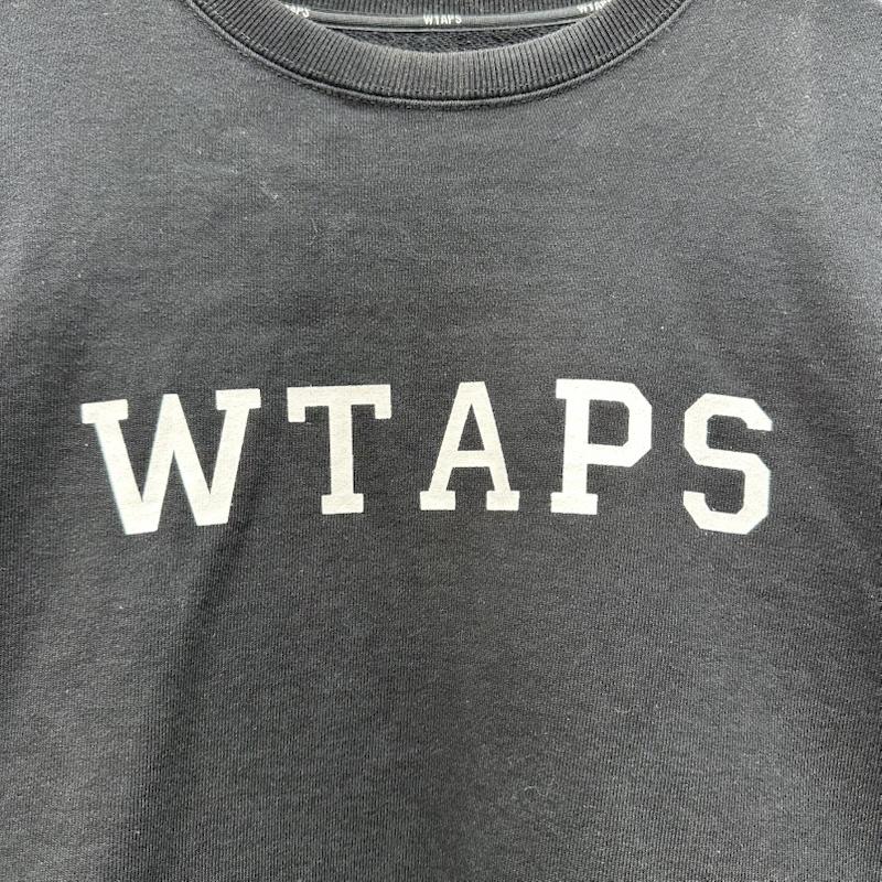 ダブルタップス WTAPS トレーナー 長袖 25SS ACADEMY SWEATER COTTON スウェット 251ATDT CSM03 1 黒 / ブラック / black メンズ USED 古着 中古 50158857