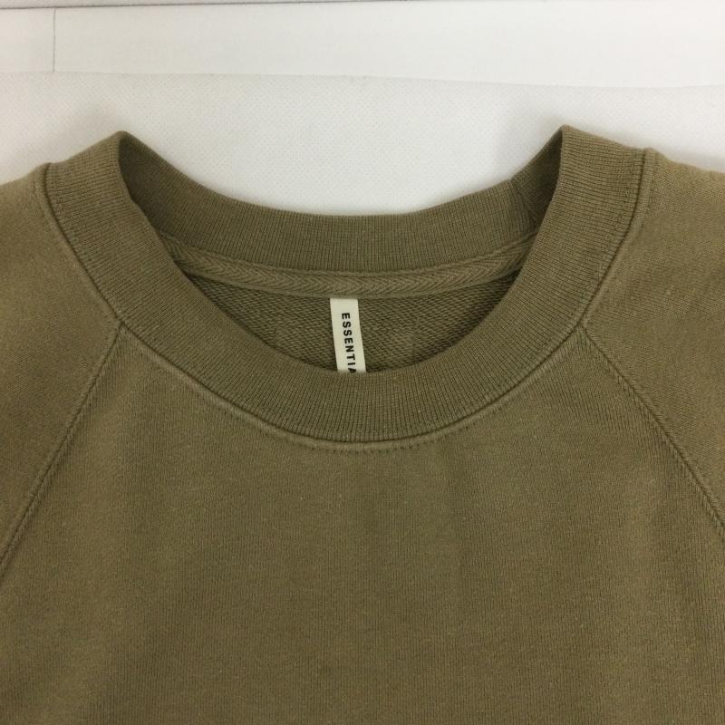 エッセンシャルズ ESSENTIALS トレーナー 長袖 essentials スウェット クルーネック S 無地 ベージュ / ベージュ / beige メンズ USED 古着 中古 50158872