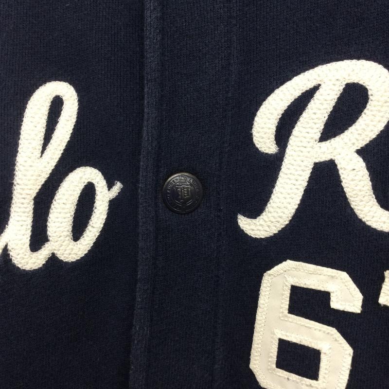 ラルフローレン RALPHLAUREN ジャケット、上着 ジャンパー、ブルゾン RALPHLAUREN ラルフローレン コットンスタジャン　ロゴボタン　刺繡ロゴ L 刺繍 紺 / ネイビー / navy レディース USED 古着 中古 50158876