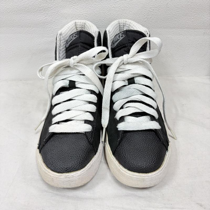 ナイキ NIKE スニーカー スニーカー blazer high premium 330245-001 ブレーザー ハイカット スニーカー 213 ロゴ 刺繍 27.0cm ロゴ、文字 黒 / ブラック / black X 白 / ホワイト / white メンズ USED 古着 中古 50158878