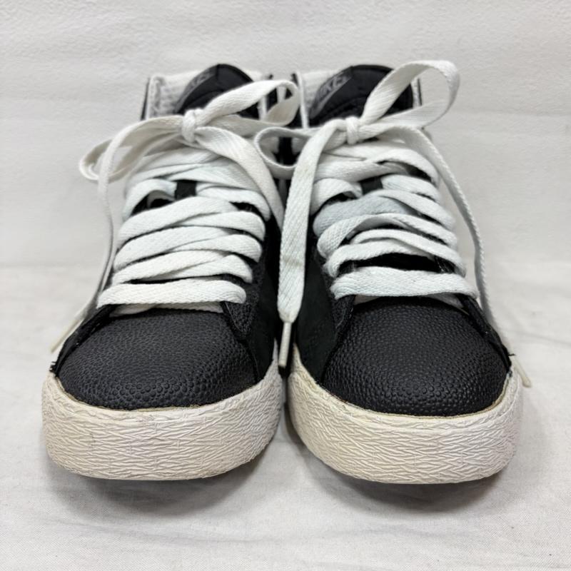 ナイキ NIKE スニーカー スニーカー blazer high premium 330245-001 ブレーザー ハイカット スニーカー 213 ロゴ 刺繍 27.0cm ロゴ、文字 黒 / ブラック / black X 白 / ホワイト / white メンズ USED 古着 中古 50158878