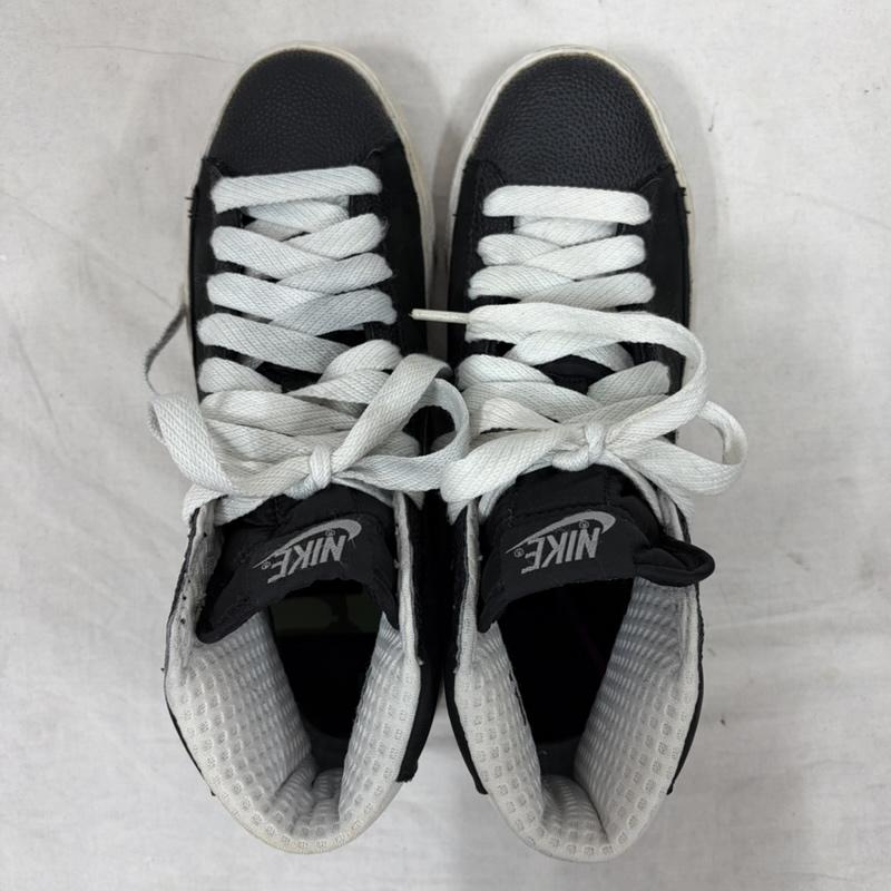 ナイキ NIKE スニーカー スニーカー blazer high premium 330245-001 ブレーザー ハイカット スニーカー 213 ロゴ 刺繍 27.0cm ロゴ、文字 黒 / ブラック / black X 白 / ホワイト / white メンズ USED 古着 中古 50158878