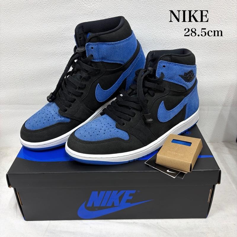 ナイキ NIKE スニーカー スニーカー Air Jordan 1 RETRO HIGH OG エアジョーダン ハイカット スニーカー DZ5485-042 28.5cm ロゴ、文字 黒 / ブラック / black X 青 / ブルー / blue メンズ USED 古着 中古 50158879