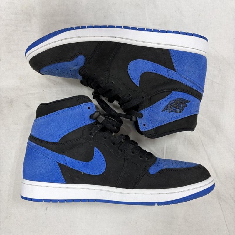 ナイキ NIKE スニーカー スニーカー Air Jordan 1 RETRO HIGH OG エアジョーダン ハイカット スニーカー DZ5485-042 28.5cm ロゴ、文字 黒 / ブラック / black X 青 / ブルー / blue メンズ USED 古着 中古 50158879