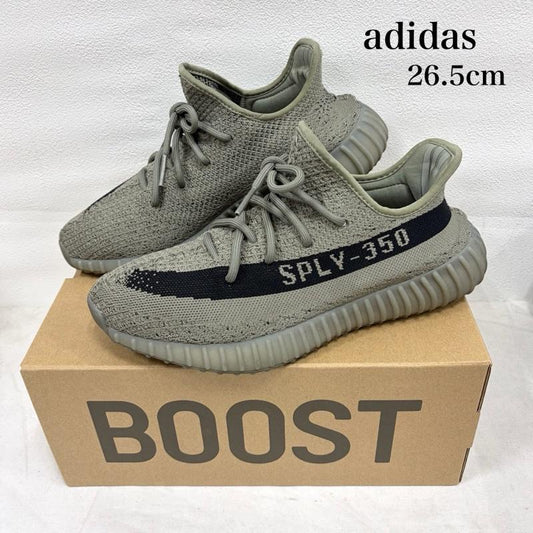 アディダス adidas スニーカー スニーカー YEEZY BOOST 350 V2 イージーブースト HQ2059 ローカット スニーカー 26.5cm ロゴ、文字 メンズ USED 古着 中古 50158880