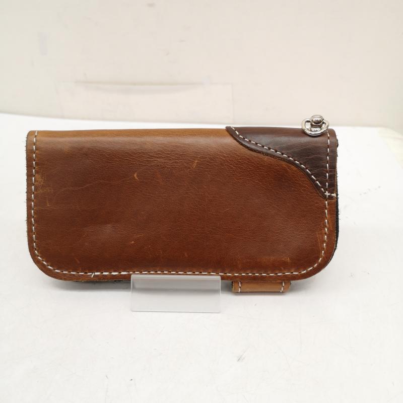 古着 USED 財布 長財布 TOMZ レザー ロング ウォレット 長財布 - 茶 / ブラウン / brown メンズ USED 古着 中古 50158884