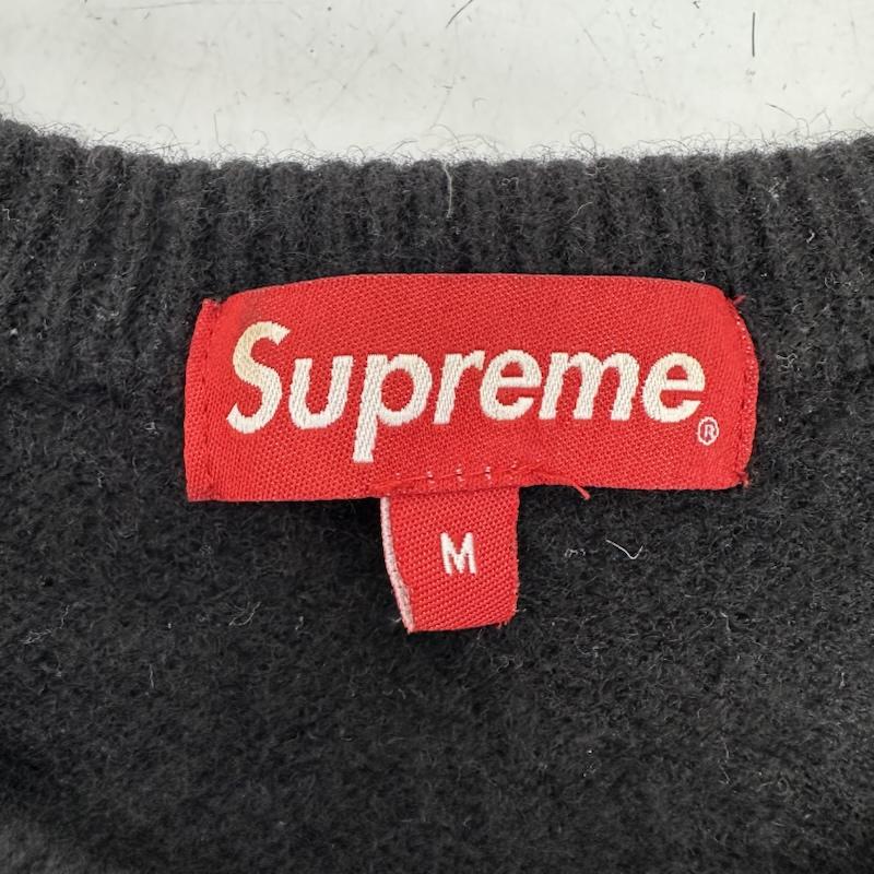 シュプリーム Supreme ニット、セーター 長袖 21SS Jamie Reid Fuck All Sweater クルーネック ニット ワッペン M 黒 / ブラック / black メンズ USED 古着 中古 50158916