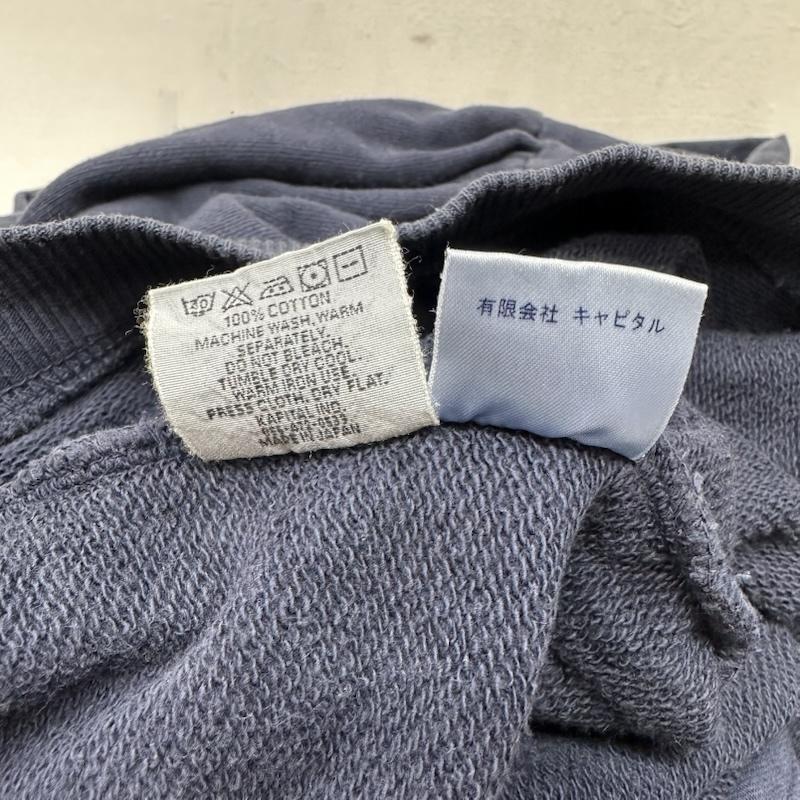 キャピタル KAPITAL パーカー 長袖 SURF BIG ロゴ プリント パーカー K1703LC089 1 紺 / ネイビー / navy メンズ USED 古着 中古 50158918