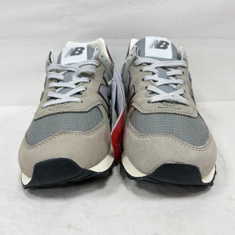 ニューバランス New Balance スニーカー スニーカー U574SKB ロゴ ローカット スニーカー スウェード メッシュ 26.5cm 26.5cm ロゴ、文字 灰 / グレー / gray X ボルドー / ボルドー / メンズ USED 古着 中古 50158932