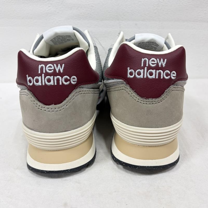 ニューバランス New Balance スニーカー スニーカー U574SKB ロゴ ローカット スニーカー スウェード メッシュ 26.5cm 26.5cm ロゴ、文字 灰 / グレー / gray X ボルドー / ボルドー / メンズ USED 古着 中古 50158932
