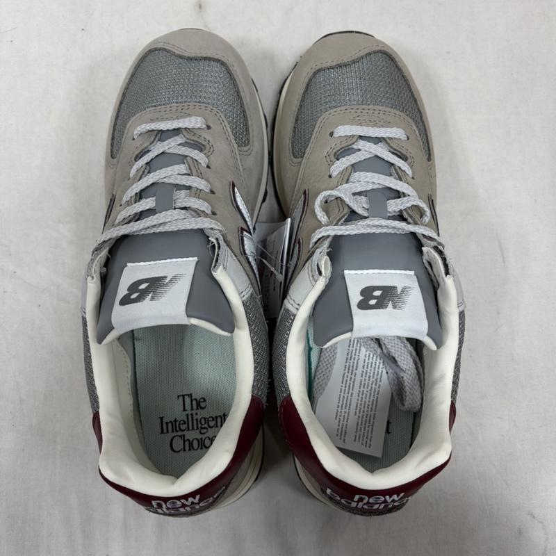 ニューバランス New Balance スニーカー スニーカー U574SKB ロゴ ローカット スニーカー スウェード メッシュ 26.5cm 26.5cm ロゴ、文字 灰 / グレー / gray X ボルドー / ボルドー / メンズ USED 古着 中古 50158932