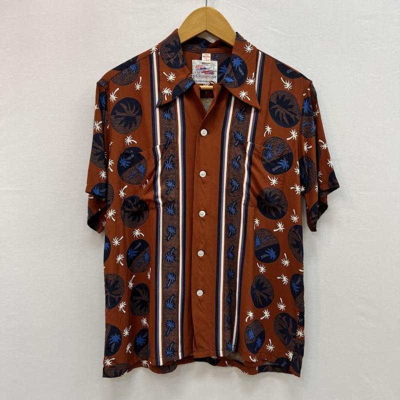 サンサーフ SUN SURF シャツ、ブラウス 半袖 DK38334 デューク・カハナモク アロハシャツ SPECIAL EDITION S 茶 / ブラウン / brown メンズ USED 古着 中古 50158933