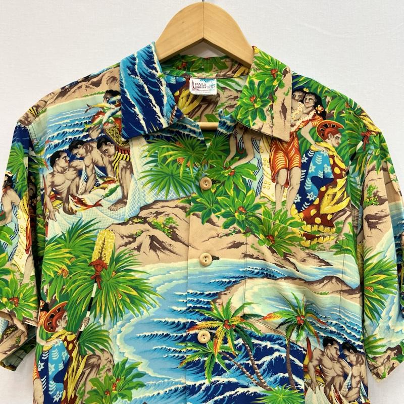 サンサーフ SUN SURF シャツ、ブラウス 半袖 SS37862 SPECIAL EDITION FESTIVAL アロハシャツ S メンズ USED 古着 中古 50158934