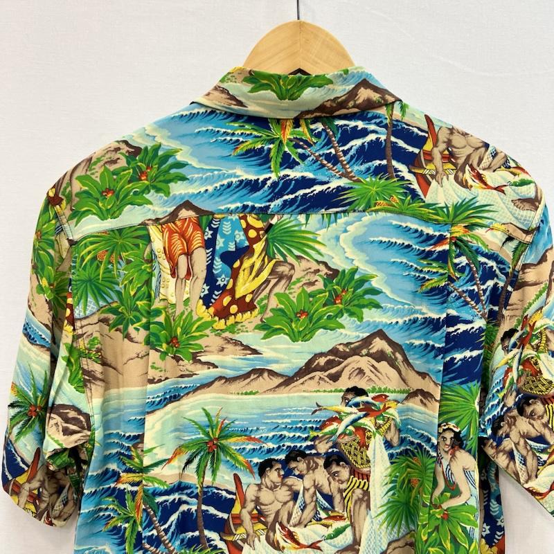 サンサーフ SUN SURF シャツ、ブラウス 半袖 SS37862 SPECIAL EDITION FESTIVAL アロハシャツ S メンズ USED 古着 中古 50158934