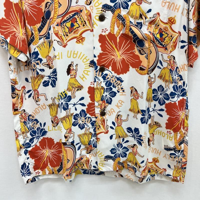サンサーフ SUN SURF シャツ、ブラウス 半袖 SS39424 アロハシャツ WAIKIKI MAP S 紺 / ネイビー / navy メンズ USED 古着 中古 50158944