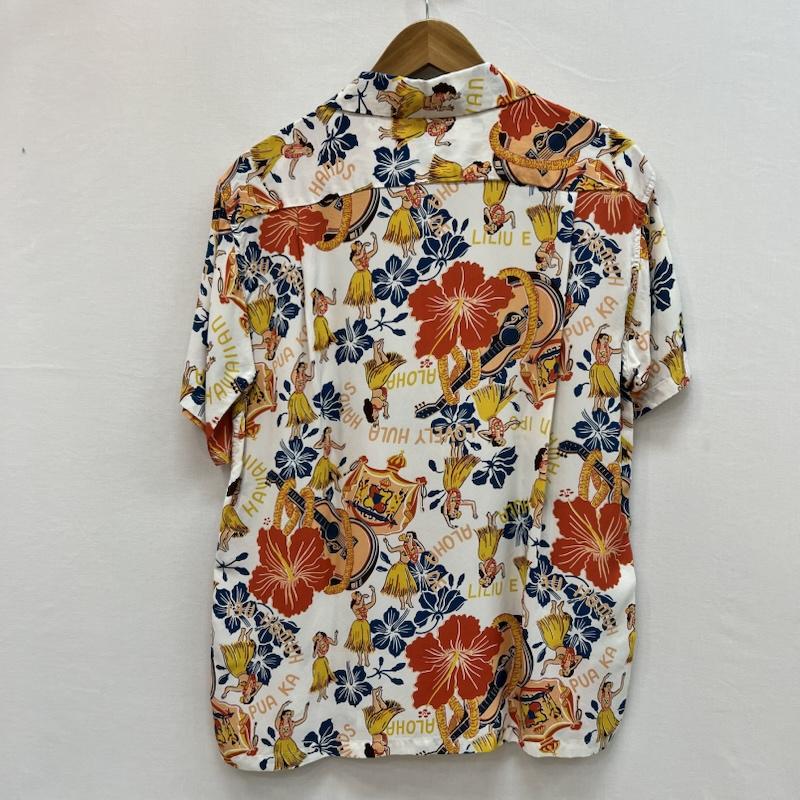 サンサーフ SUN SURF シャツ、ブラウス 半袖 SS39424 アロハシャツ WAIKIKI MAP S 紺 / ネイビー / navy メンズ USED 古着 中古 50158944