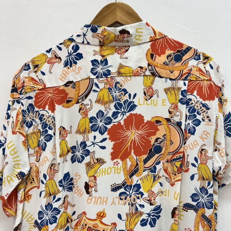 サンサーフ SUN SURF シャツ、ブラウス 半袖 SS39424 アロハシャツ WAIKIKI MAP S 紺 / ネイビー / navy メンズ USED 古着 中古 50158944