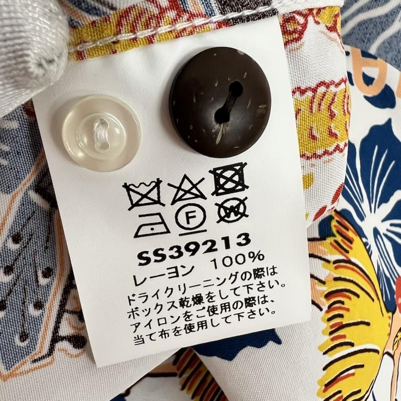 サンサーフ SUN SURF シャツ、ブラウス 半袖 SS39424 アロハシャツ WAIKIKI MAP S 紺 / ネイビー / navy メンズ USED 古着 中古 50158944
