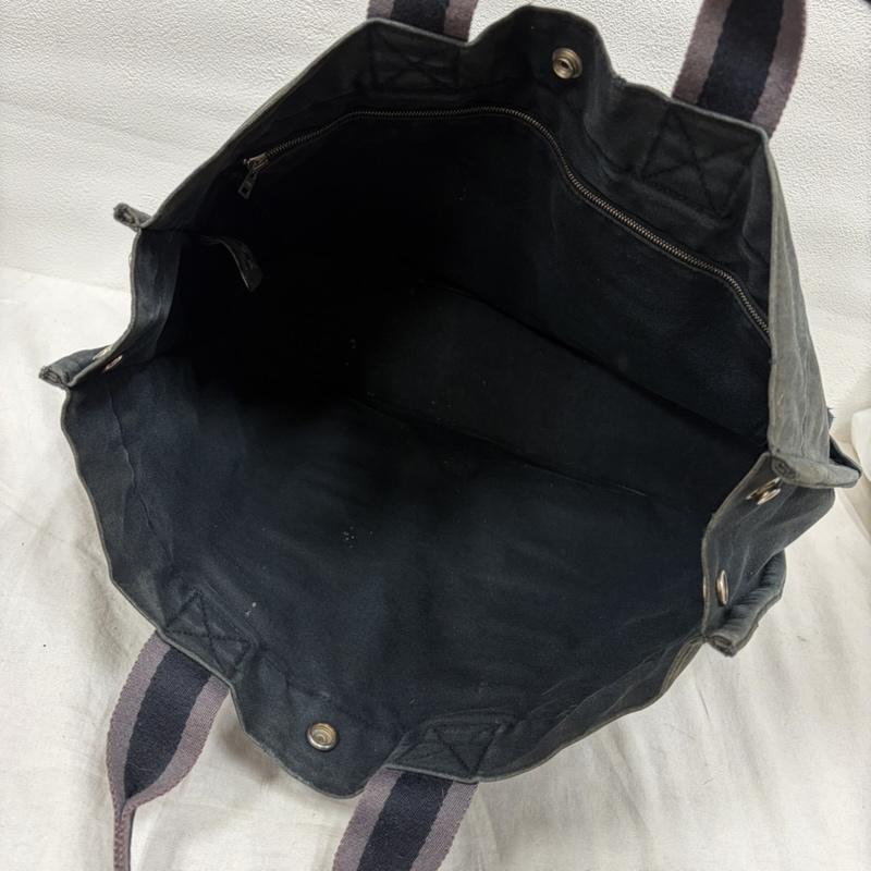 エルメス HERMES トートバッグ トートバッグ フールトゥMM トートバッグ キャンバス - 無地 黒 / ブラック / black X チャコールグレー / チャコールグレー / レディース USED 古着 中古 50158945