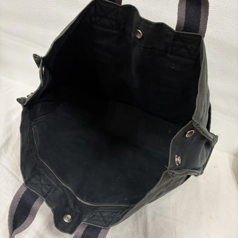 エルメス HERMES トートバッグ トートバッグ フールトゥMM トートバッグ キャンバス - 無地 黒 / ブラック / black X チャコールグレー / チャコールグレー / レディース USED 古着 中古 50158945
