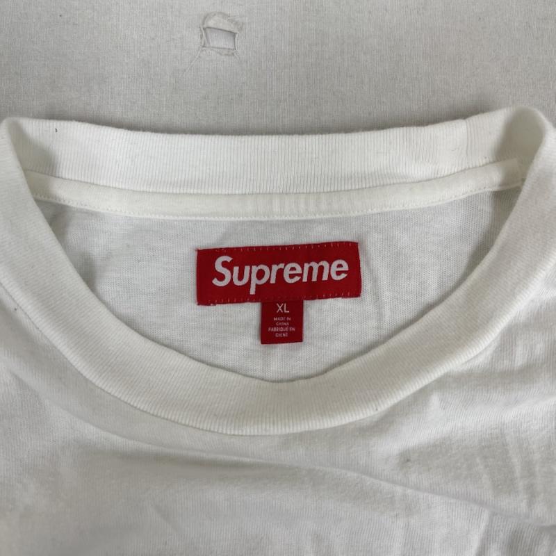 シュプリーム Supreme Tシャツ 長袖 Old English L/S Top 両袖 グラフィック プリント ロンT XL 白 / ホワイト / white メンズ USED 古着 中古 50158948