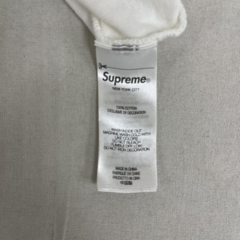 シュプリーム Supreme Tシャツ 長袖 Old English L/S Top 両袖 グラフィック プリント ロンT XL 白 / ホワイト / white メンズ USED 古着 中古 50158948