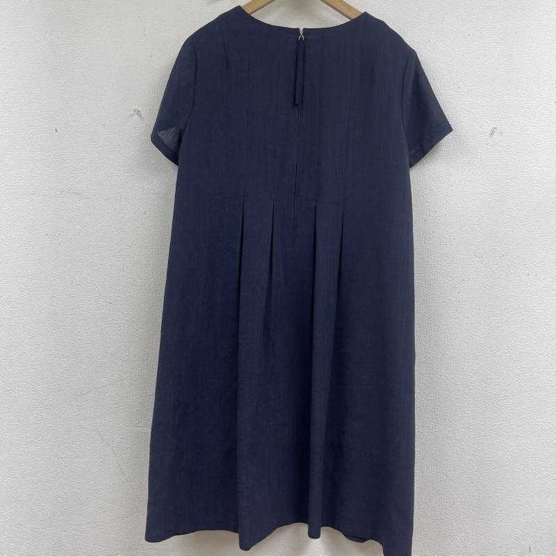 古着 USED ワンピース ロングスカート NEMIKA 日本製 フレア バック タック ロング丈 ワンピース 紺 / ネイビー / navy レディース USED 古着 中古 50158971