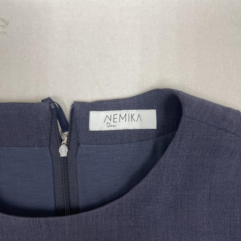 古着 USED ワンピース ロングスカート NEMIKA 日本製 フレア バック タック ロング丈 ワンピース 紺 / ネイビー / navy レディース USED 古着 中古 50158971