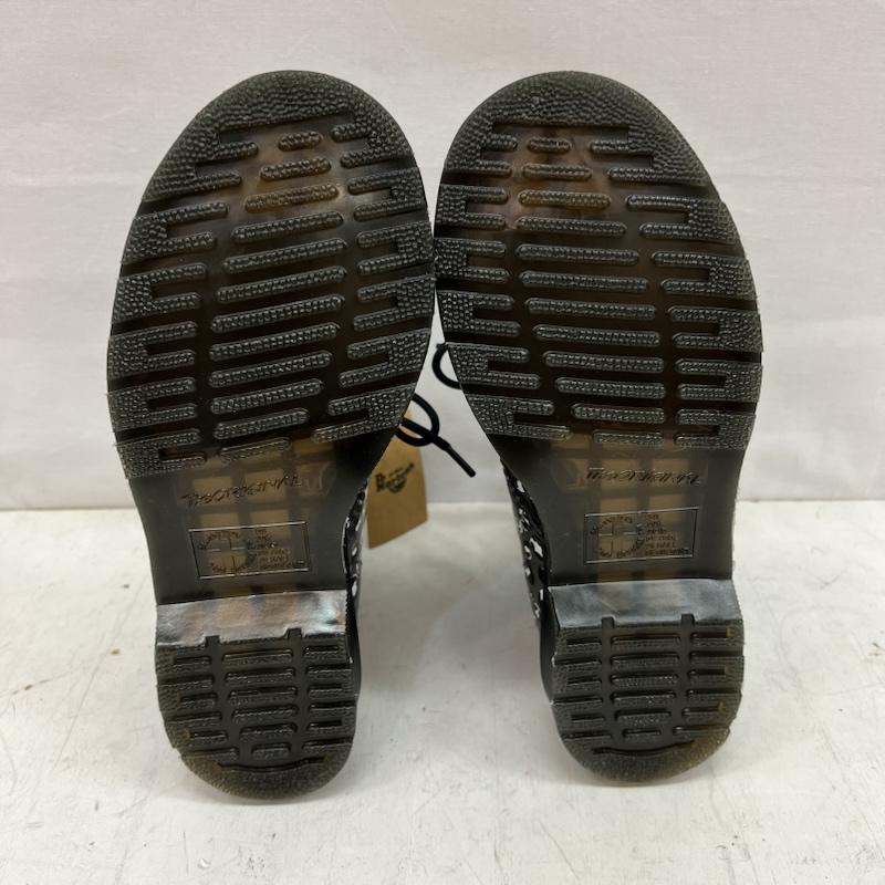 ドクターマーチン Dr.Martens ブーツ 一般 レオパード スカル 8ホールブーツ 27652 UK：4 灰 / グレー / gray レディース USED 古着 中古 50158972